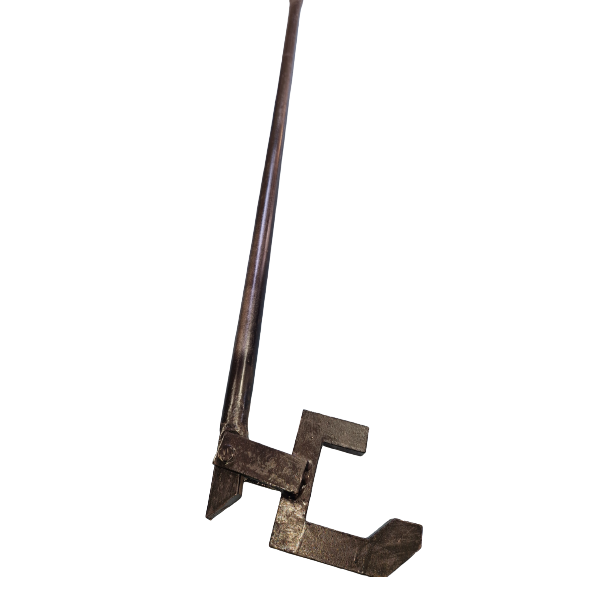 Drąg przegubowy do kantowania szyn