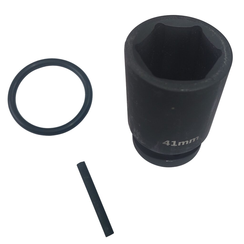 Klucz nasadka udarowa Master 35, 1″ 41mm komplet (bolec+oring)
